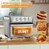 21.5 Quart 1800W Air Fryer Toaster Countertop Convection Oven with Recipe