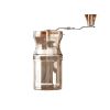 Household Manual Coffee Grinder 9 Levels Adjustable Mini Portable Washable Stainless Steel Coffee Mill Transparent