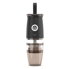 Portable Electric Coffee Grinder with 5 Precise Grind Settings USB Charging Automatic Coffee Bean Grinder Mill Black