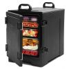 81 Quart Capacity End-loading Insulated Food Pan Carrier-Black - Color: Black