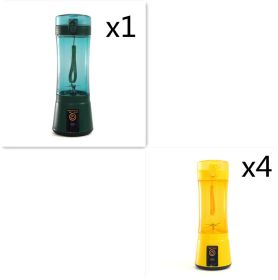 Portable Blender Portable Fruit Electric Juicing Cup Kitchen Gadgets (Option: Set2-USB)