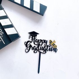 Acrylic Graduation Season Cake Decoration Insert (Option: 10 Style)