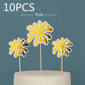 Chinese New Year cake decoration plug-in (Option: 016style-10PCS)