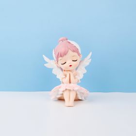 Ballerina Girl Home Decor Piece Cake Decoration (Option: B)