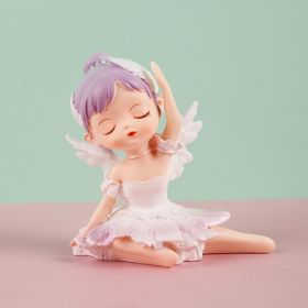 Ballerina Girl Home Decor Piece Cake Decoration (Option: Dance A)